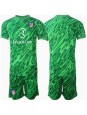 Billige Atletico Madrid Keeper Bortedraktsett Barn 2024-25 Kortermet (+ Korte bukser)